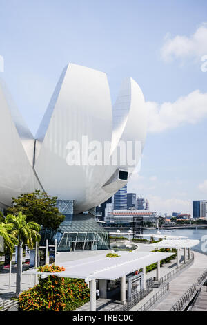 Art Science Museum, Marina Bay Sands, Singapore Stock Photo