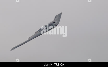 USAF Northrop Grumman B-2 Spirit Stealth Bomber Stock Photo