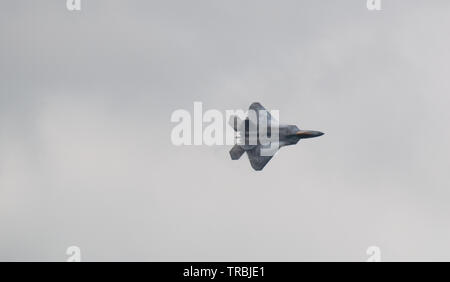 USAF F-22A Raptor Stock Photo
