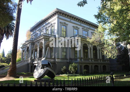 Crocker Mansion, Crocker Art Museum, Sacramento, California Stock Photo