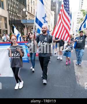 Atmosphere during Celebrate Israel Parade on a theme Together Again on