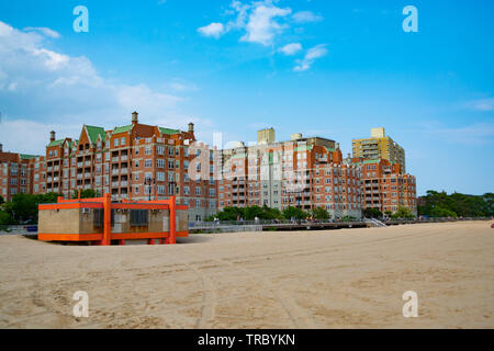 luxury apartment building complex Oceana at Brighton Beach, Brooklyn, New York Stock Photo