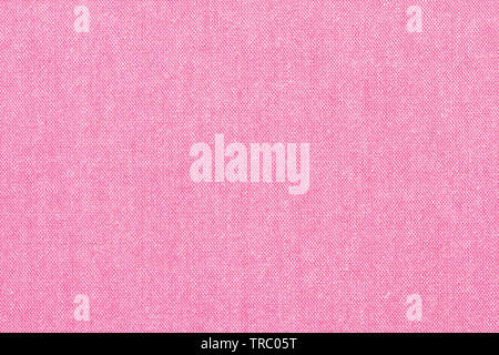 Pink colored seamless linen texture or fabric background Stock Photo