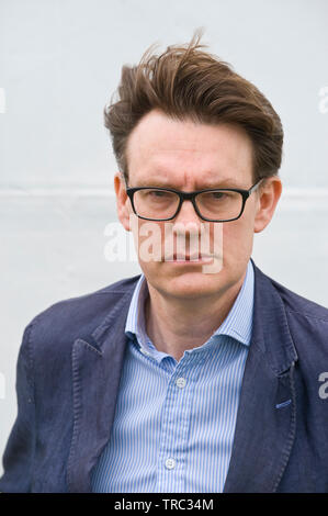Thomas Grant QC practising barrister and author pictured at Hay Festival Hay on Wye Powys Wales UK Stock Photo