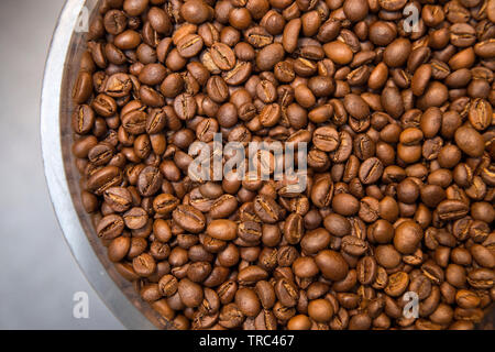 Coffee beans close up, macro Stock Photo