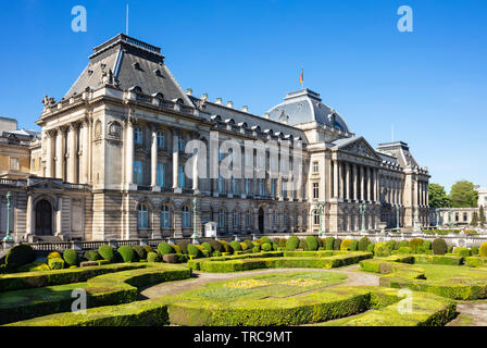 palais royale brussels Palais du Roi the King of Belgium's official residence on the Place des Palais Rue Brederode  Brussels Belgium EU Europe Stock Photo
