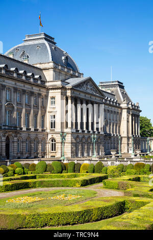 palais royale brussels Palais du Roi the King of Belgium's official residence on the Place des Palais Rue Brederode  Brussels Belgium EU Europe Stock Photo