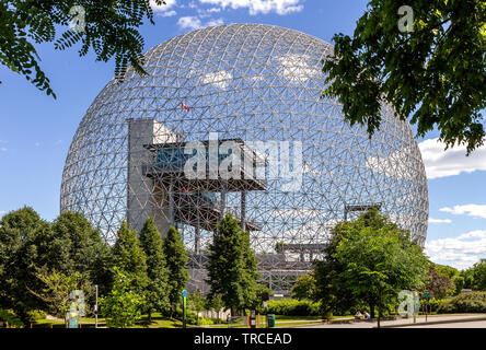 View of Parc Jean-Drapeau, on Saint Helen's Island - Montreal, Canada Stock Photo