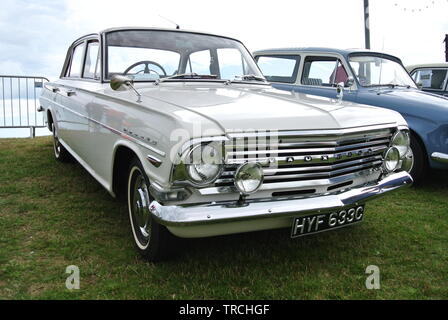 A 1965 Vauxhall Cresta car parked up at Riviera classic car show, Paignton, Devon, England. UK. Stock Photo