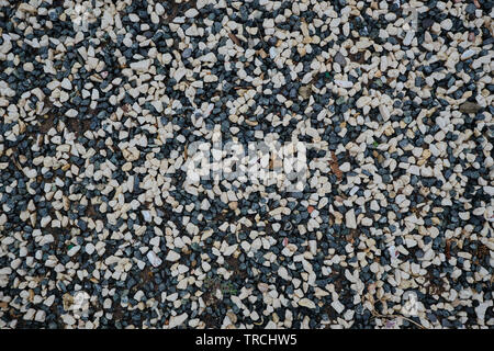 black and white gravel background Stock Photo