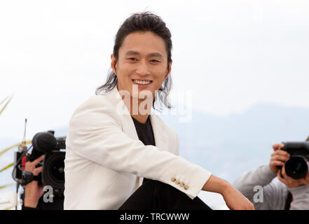 Actor Kim Sung-Kyu at The Gangster, The Cop, The Devil film photo call at the 72nd Cannes Film Festival, Thursday 23rd May 2019, Cannes, France. Photo credit: Doreen Kennedy Stock Photo