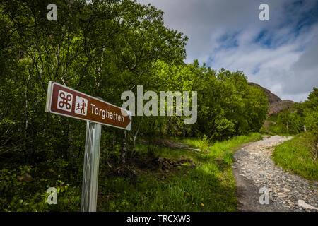 Torghatten mountain, Norway Stock Photo