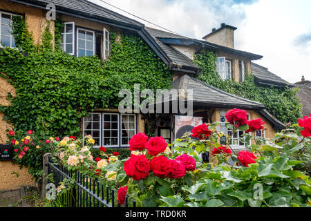 Dunraven Arms Hotel in Adare, Ireland - Considered One of Ireland's Prettiest Towns Stock Photo