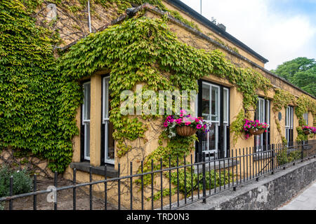 Dunraven Arms Hotel in Adare, Ireland - Considered One of Ireland's Prettiest Towns Stock Photo