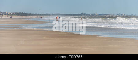 Panoramic view of Atlantic Beach in Northeast Florida near Jacksonville. (USA) Stock Photo