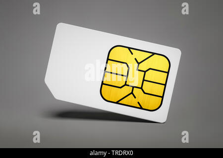 sim card, computer graphic Stock Photo