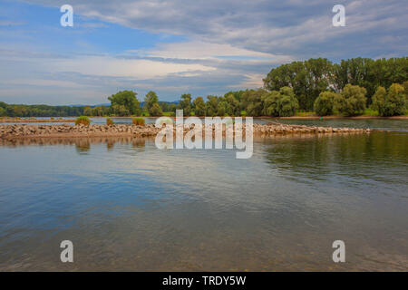 Danube, Germany, Bavaria, Niederbayern, Lower Bavaria, Niederalteich Stock Photo