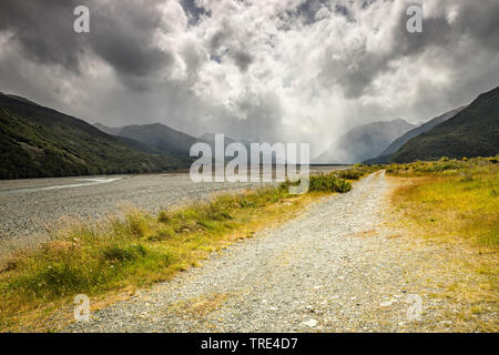 Typical weather, New Zealand Stock Photo