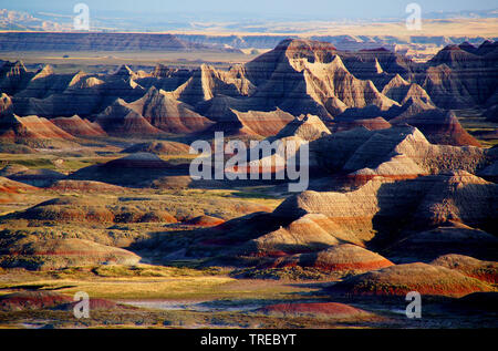 landscape Badlands, USA, South Dakota Stock Photo