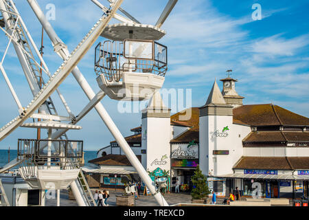 Bournemouth Pier and Big Wheel. Dorset. England. UK. Stock Photo