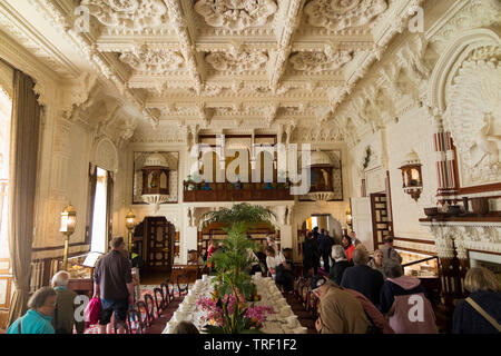 The Highly Elaborate And Decorated Ceiling Of The Durbar