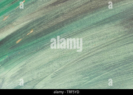 gray and green color watercolor painted on paper background texture Stock Photo
