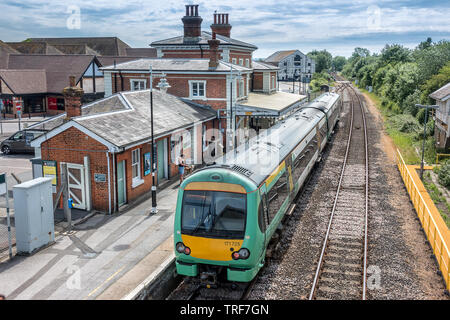 Rye railway station in Sussex Stock Photo