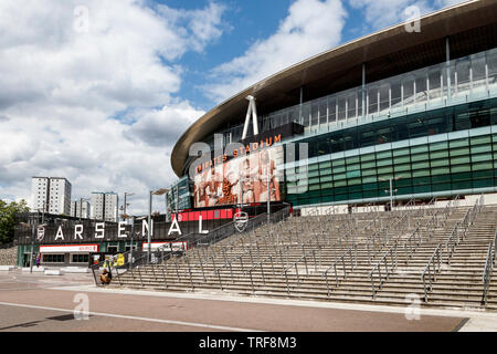 The Emirates Stadium, home to Arsenal Football Club, Islington, London, UK, 2019