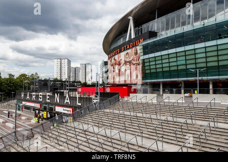 The Emirates Stadium, home to Arsenal Football Club, Islington, London, UK, 2019 Stock Photo