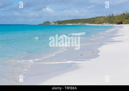 Beautiful tropical beach in the Caribbean Ocean Stock Photo