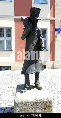 Statue of ETA Hoffmann Bamberg, Bavaria, Germany, EU Stock Photo - Alamy