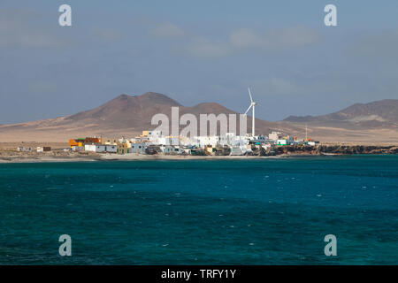 Pueblo El Puertito de la Cruz. Península de Jandía. Isla Fuerteventura. Provincia Las Palmas. Islas Canarias. España Stock Photo