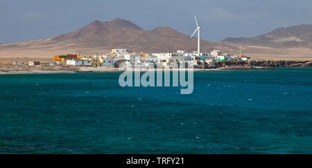 Pueblo El Puertito de la Cruz. Península de Jandía. Isla Fuerteventura. Provincia Las Palmas. Islas Canarias. España Stock Photo