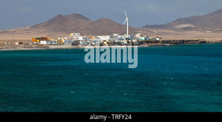 Pueblo El Puertito de la Cruz. Península de Jandía. Isla Fuerteventura. Provincia Las Palmas. Islas Canarias. España Stock Photo