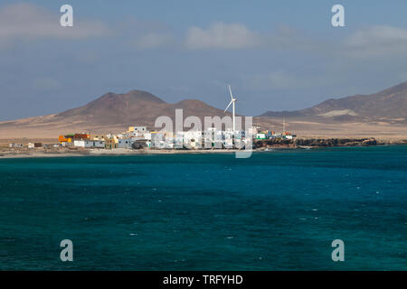 Pueblo El Puertito de la Cruz. Península de Jandía. Isla Fuerteventura. Provincia Las Palmas. Islas Canarias. España Stock Photo