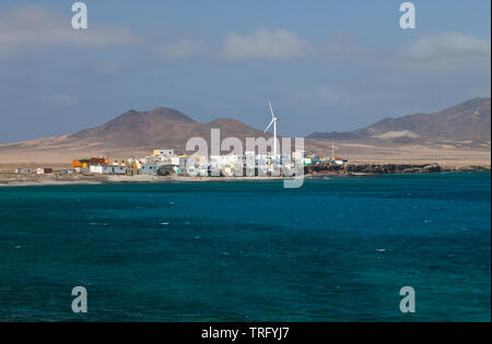 Pueblo El Puertito de la Cruz. Península de Jandía. Isla Fuerteventura. Provincia Las Palmas. Islas Canarias. España Stock Photo