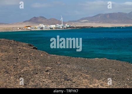 Pueblo El Puertito de la Cruz. Península de Jandía. Isla Fuerteventura. Provincia Las Palmas. Islas Canarias. España Stock Photo