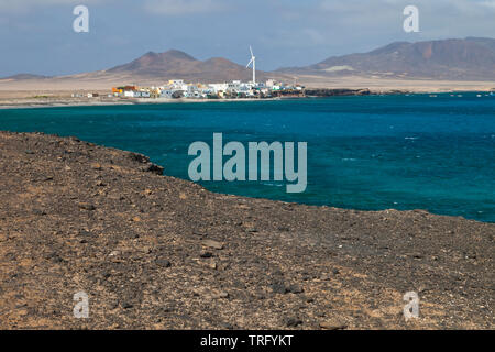 Pueblo El Puertito de la Cruz. Península de Jandía. Isla Fuerteventura. Provincia Las Palmas. Islas Canarias. España Stock Photo