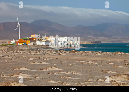 Pueblo El Puertito de la Cruz. Península de Jandía. Isla Fuerteventura. Provincia Las Palmas. Islas Canarias. España Stock Photo