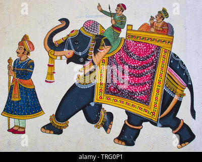 Tiny Elephant Hand Painted Delicate Original Finest Rajasthani Miniature  Painting at Rs 4500 | Miniature Paintings in Udaipur | ID: 25897050155