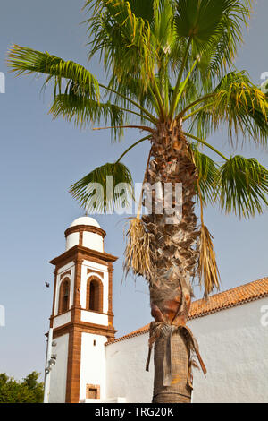 Iglesia Nta. Sra. de la Antigua. Pueblo de Antigua. Isla Fuerteventura. Provincia Las Palmas. Islas Canarias. España Stock Photo