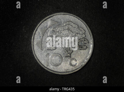 Namibia 10 cents, 1993 Stock Photo