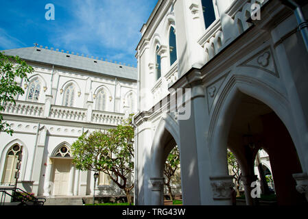 Convent of the Holy Infant Jesus Chapel in Chijmes - Singapore Stock Photo