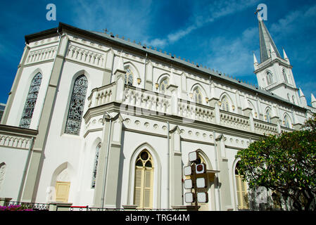 Convent of the Holy Infant Jesus Chapel in Chijmes - Singapore Stock Photo