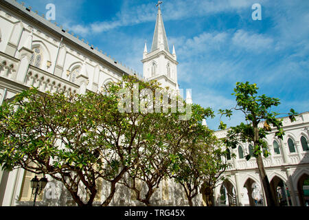 Convent of the Holy Infant Jesus Chapel in Chijmes - Singapore Stock Photo