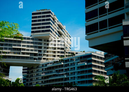 Interlace Public Apartments - Singapore Stock Photo