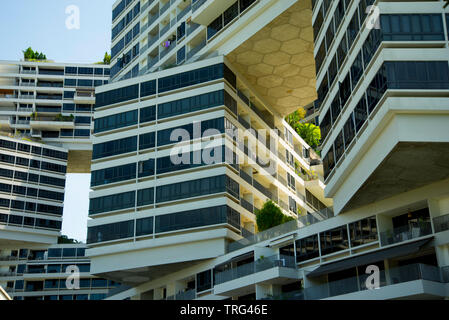 Interlace Public Apartments - Singapore Stock Photo