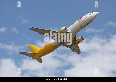 DHL Boeing 737-4Q8 Stock Photo