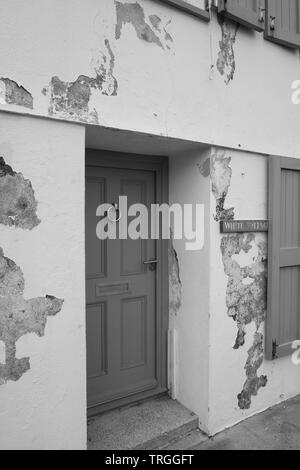 Seaside house, The Cleave, Kingsand, Torpoint Stock Photo