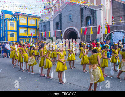 Participants in the Higantes festival in Angono Philippines Stock Photo